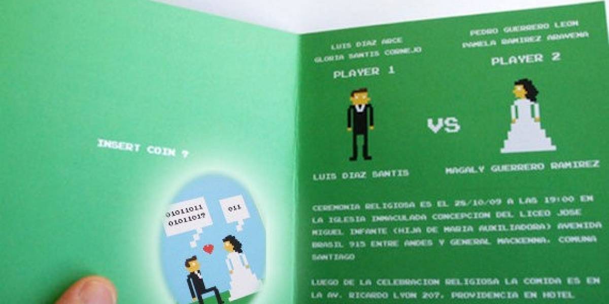 OMG: La forma más geek de invitarte a un matrimonio