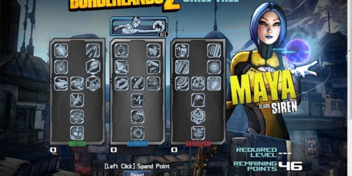 Comienza a planear las habilidades de tu personaje de Borderlands 2