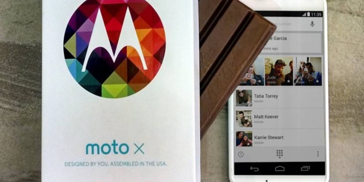 Motorola Moto X recibe su primera actualización a Android 4.4 KitKat