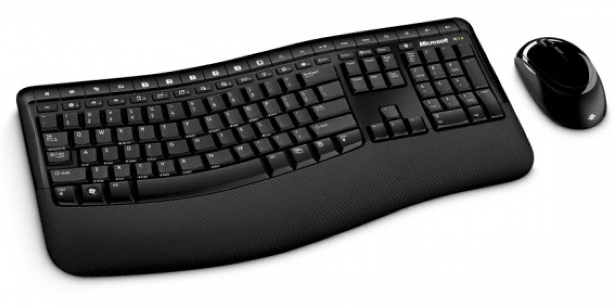 Microsoft Wireless Comfort Desktop 5000: Teclado y mouse compatibles con Windows 7