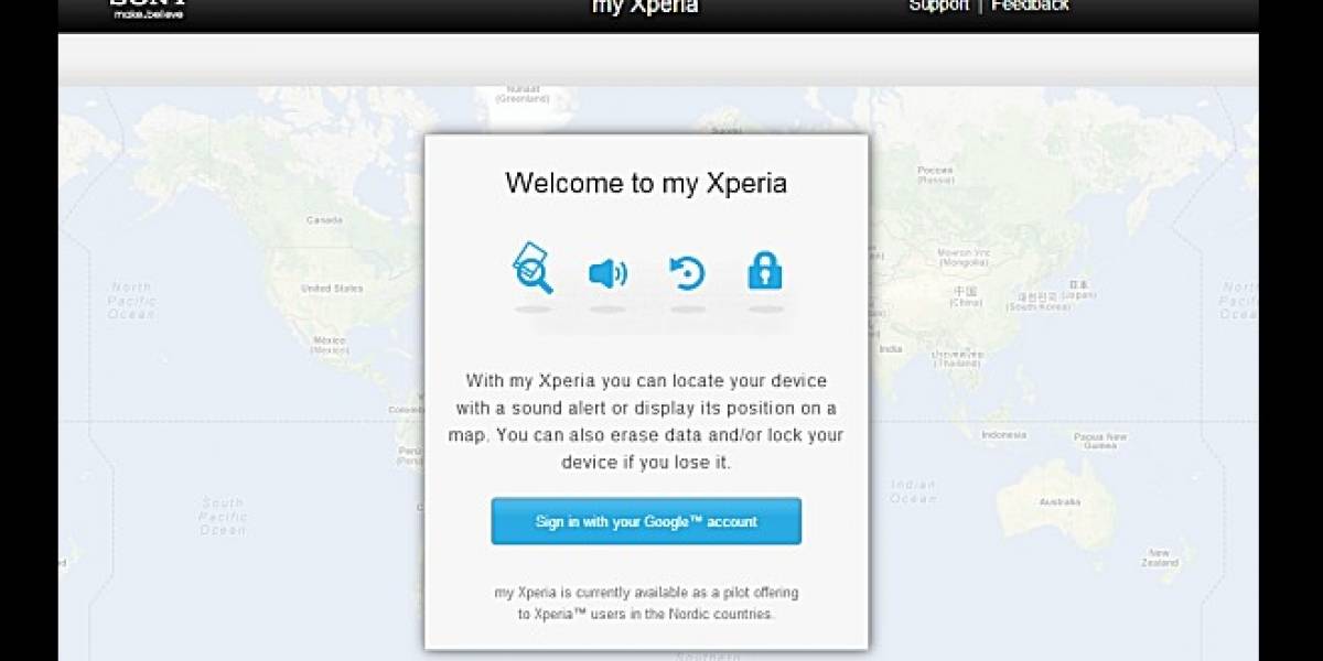 Sony presenta My Xperia, un servicio remoto de seguridad para sus smartphones