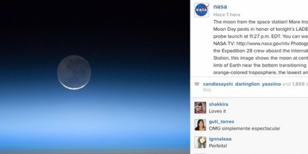 NASA estrena cuenta oficial en Instagram