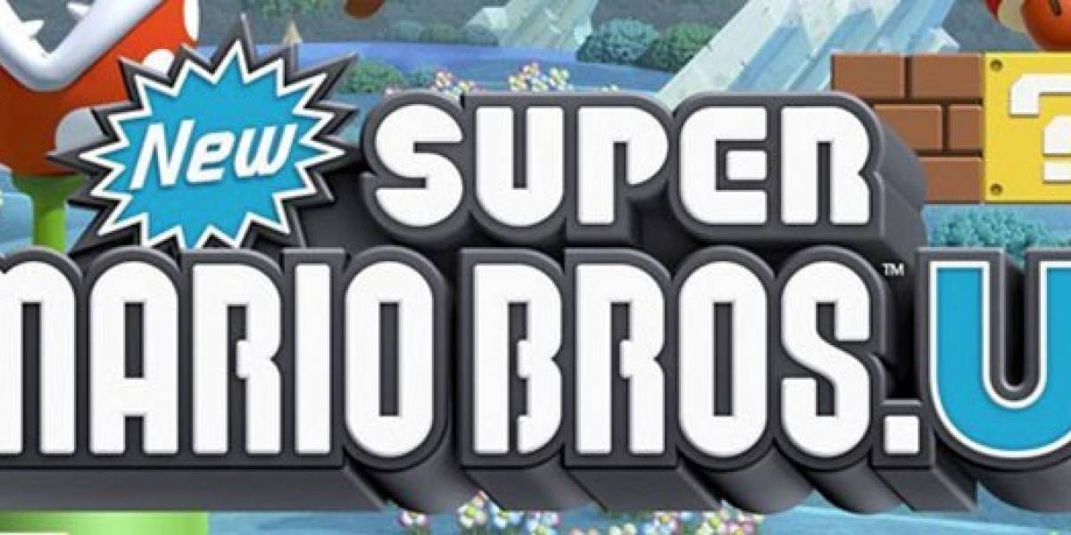 Esta es la carátula de New Super Mario Bros. U
