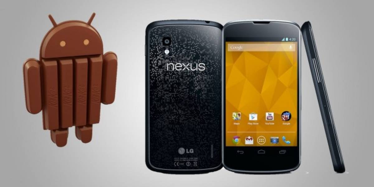 Nexus 4 ya comienza a actualizarse a Android 4.4 KitKat vía OTA