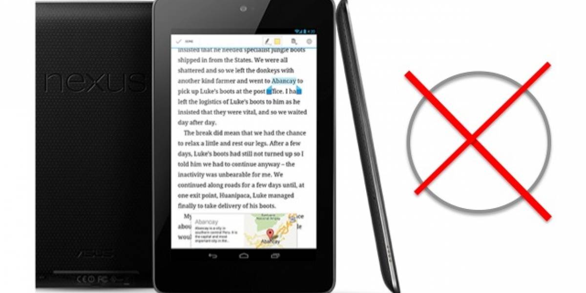 Top 3 de quejas acerca de la Nexus 7