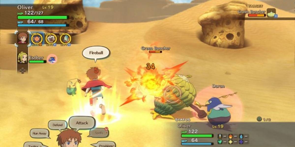 TGS 12: Nuevas imágenes de Ni no Kuni: Wrath of the White Witch