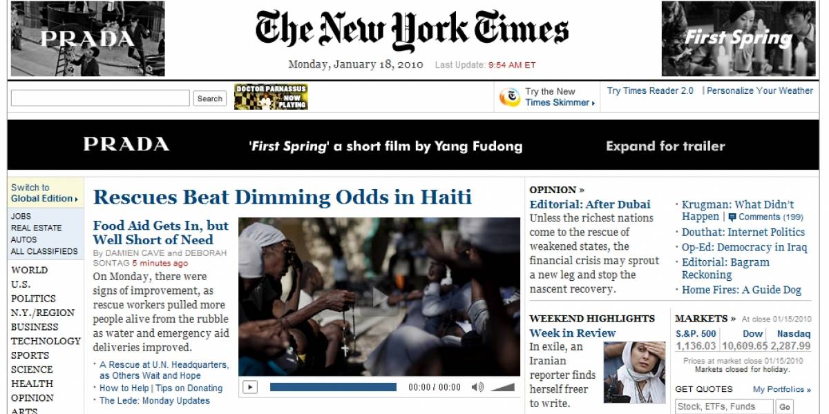 El New York Times se prepara para cobrar por el contenido