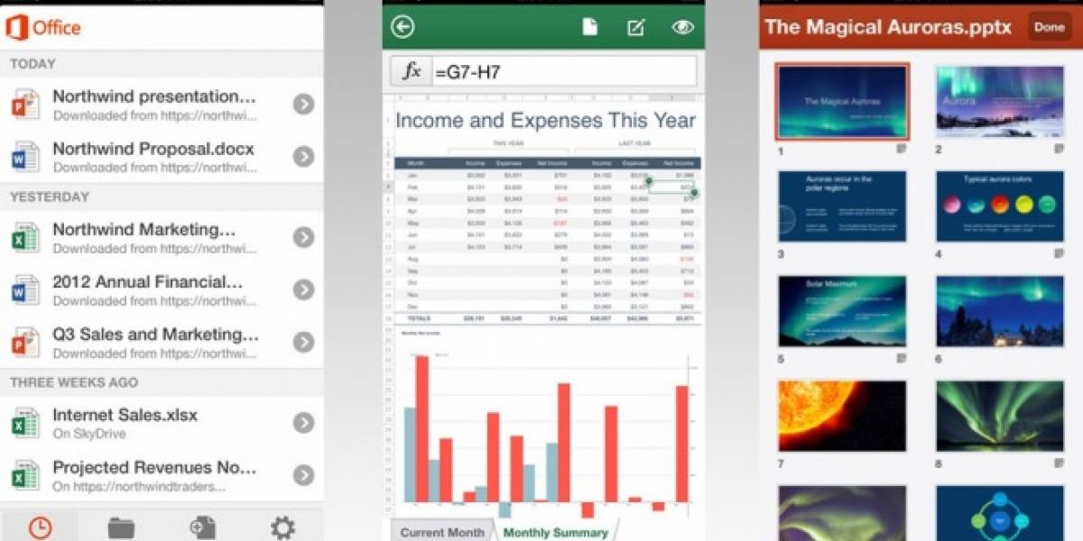 Office Mobile de Microsoft llegó al iPhone para suscriptores de Office 365