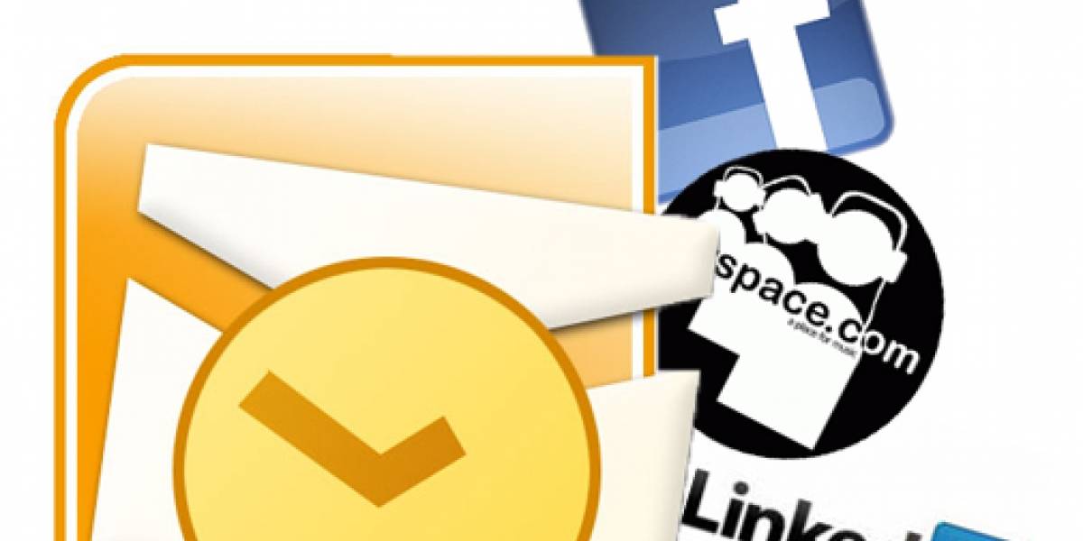 Outlook Social Connector: Outlook integra a Facebook, MySpace y LinkedIn