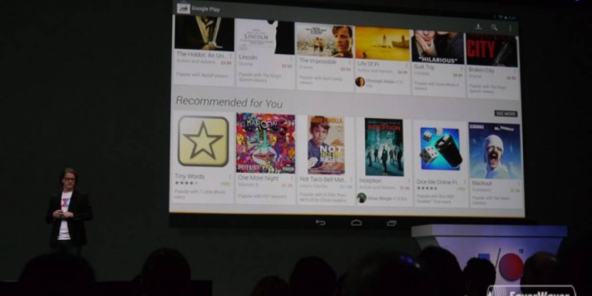 Google rediseña Google Play Store y tiendas relacionadas #IO13