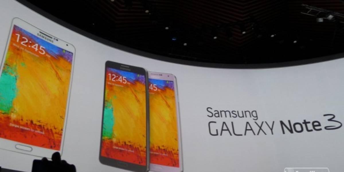 Samsung presenta el Galaxy Note 3