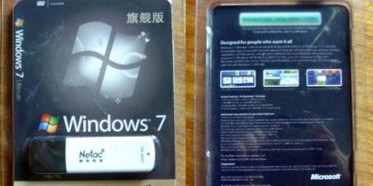 Ya existe una versión pirata de Windows 7 en pendrive