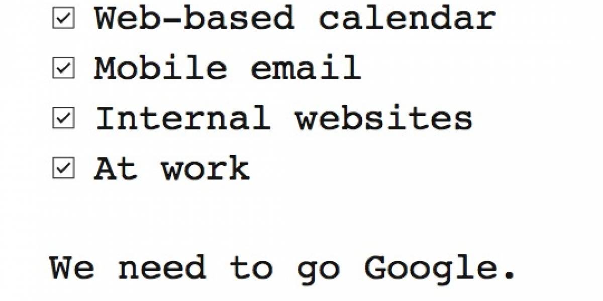 Gone Google: Campaña de Google para hacerle frente a Microsoft