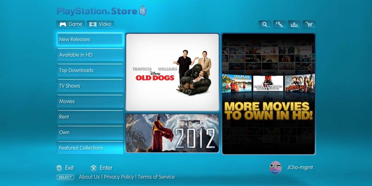 Películas en Alta Definición llegan a la PlayStation Network