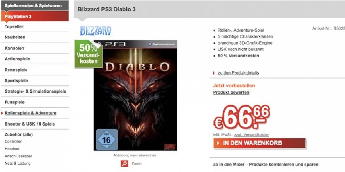 E3 2012: Diablo III podría ser anunciado para PS3