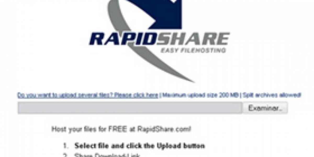 RapidShare fue multado en 34 millones de dólares