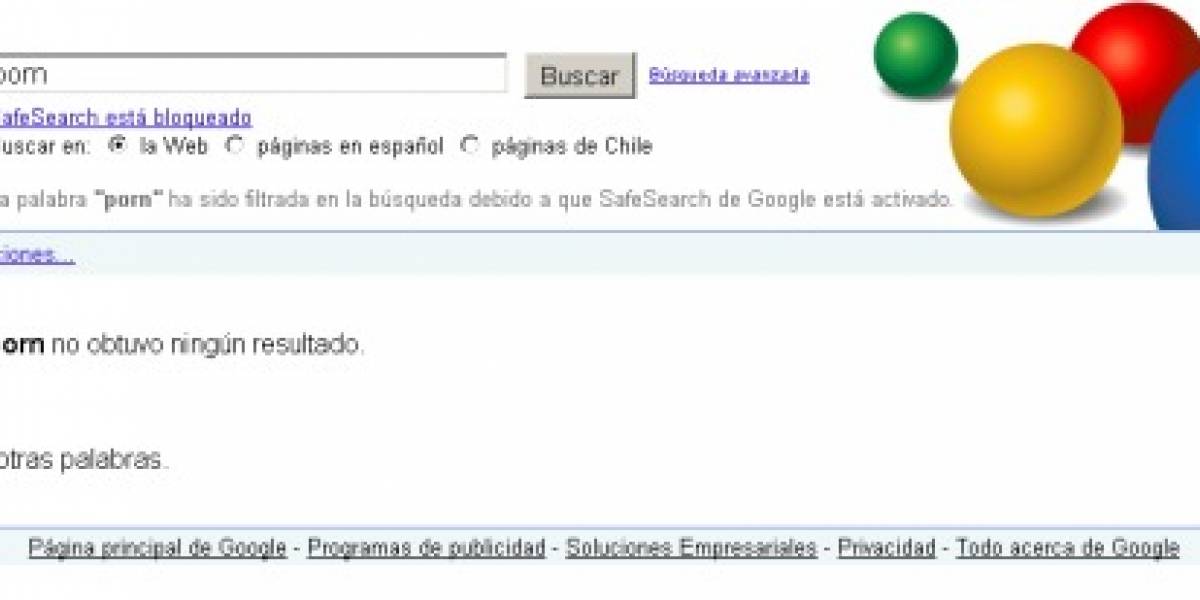 Google restringe aún más la búsqueda de contenido para adultos
