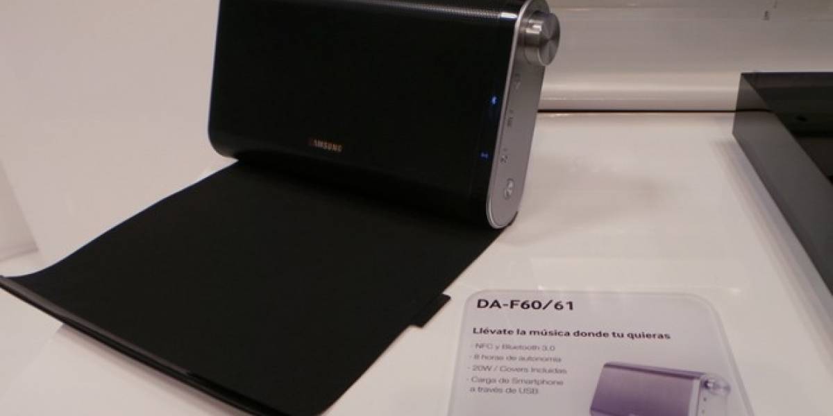 Samsung Wireless Audio Portátil DA-F61 con NFC, a primera vista