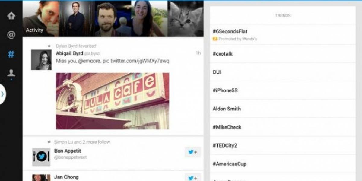 Twitter para tablets Android llega en exclusiva para equipos Samsung