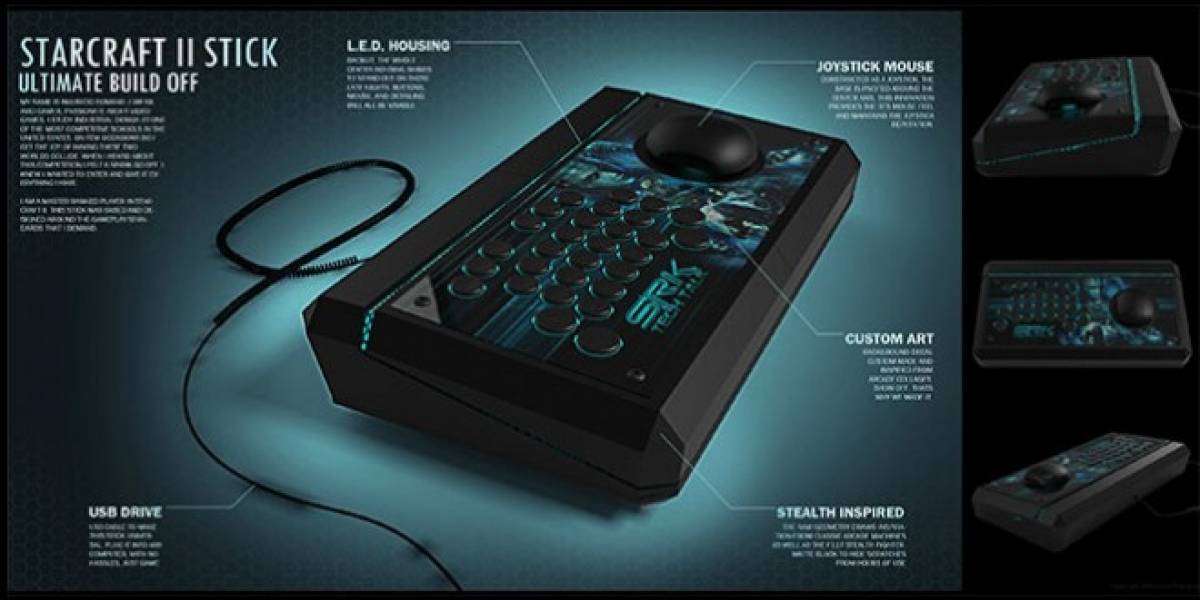 Así se juega StarCraft II con un joystick