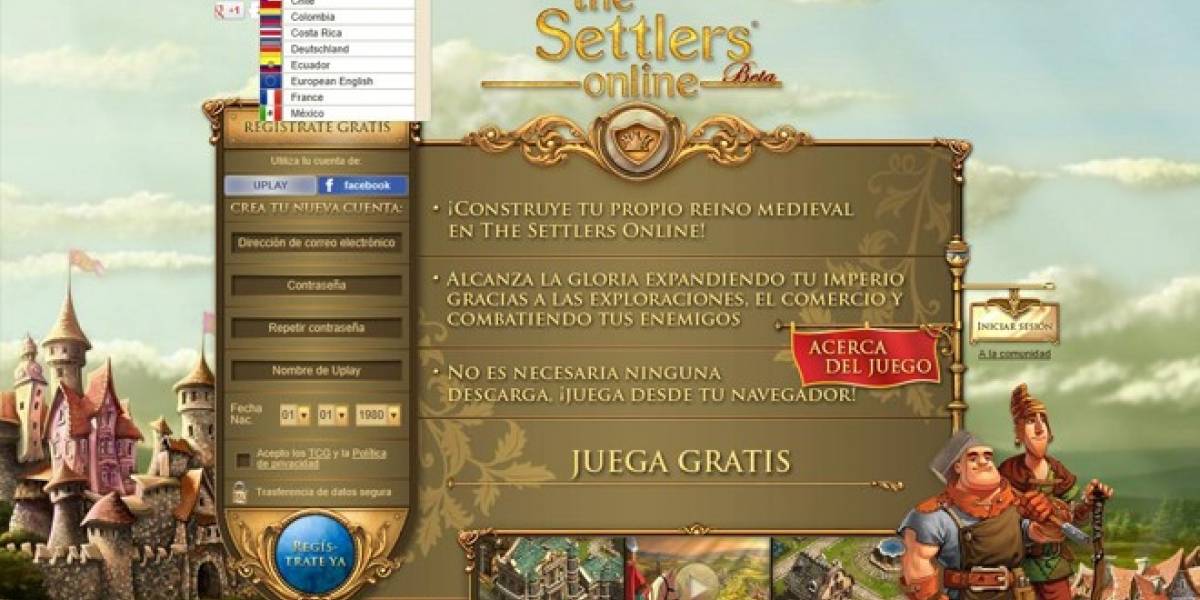 Disponible ya la versión Beta en castellano de Settlers Online