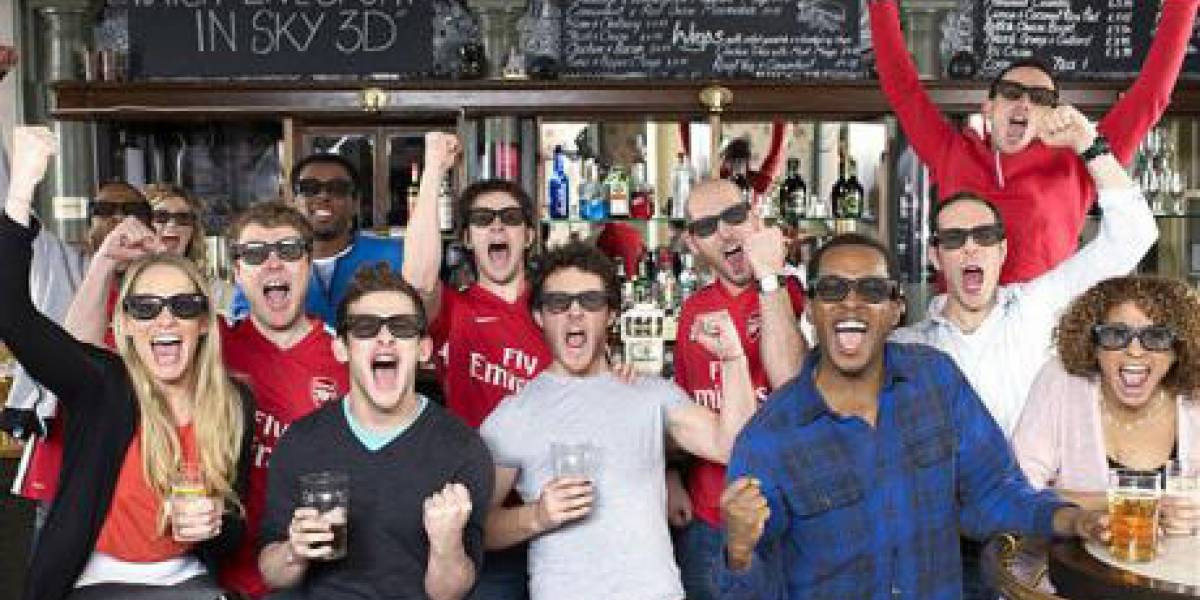 El partido entre Arsenal y Manchester United se verá en 3D en los pubs de Londres