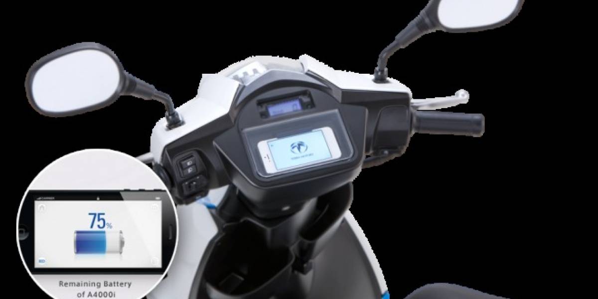 Lanzan en Asia motoneta eléctrica con dock para que un iPhone sea su panel de instrumentos