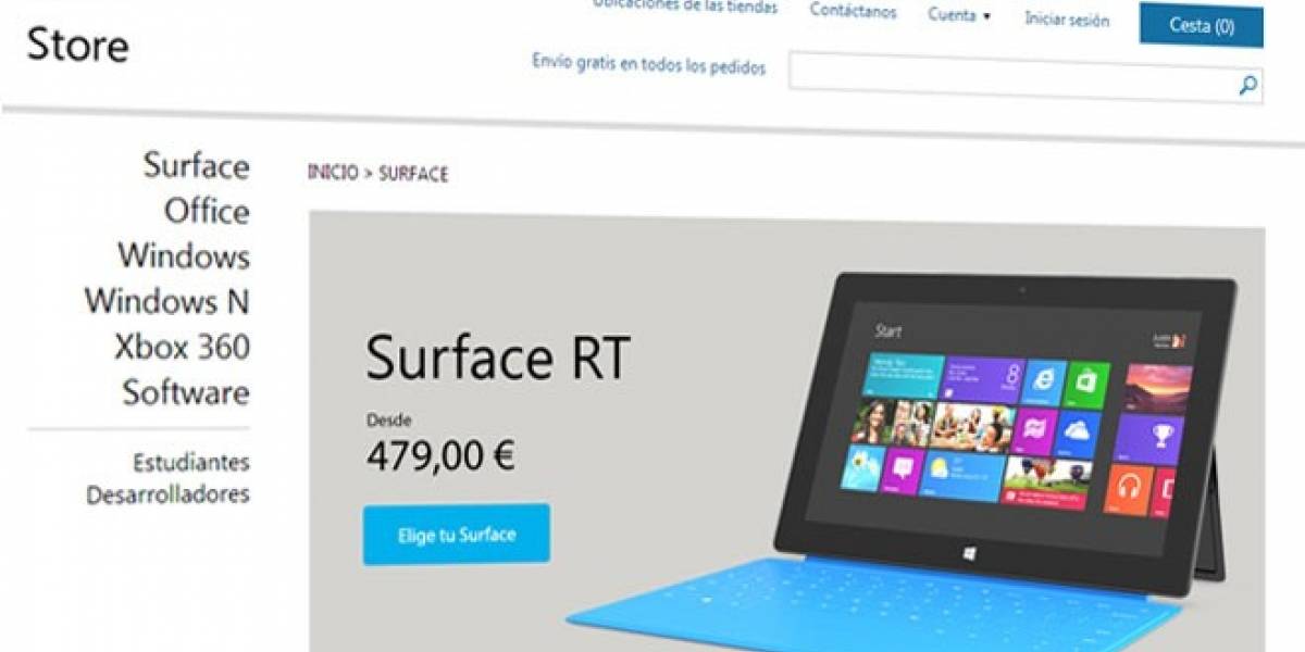 Surface aterriza en España para San Valentín