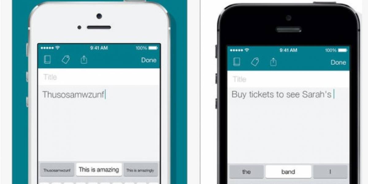 Swiftkey Note hace su arribo al iPhone con sincronización con Evernote