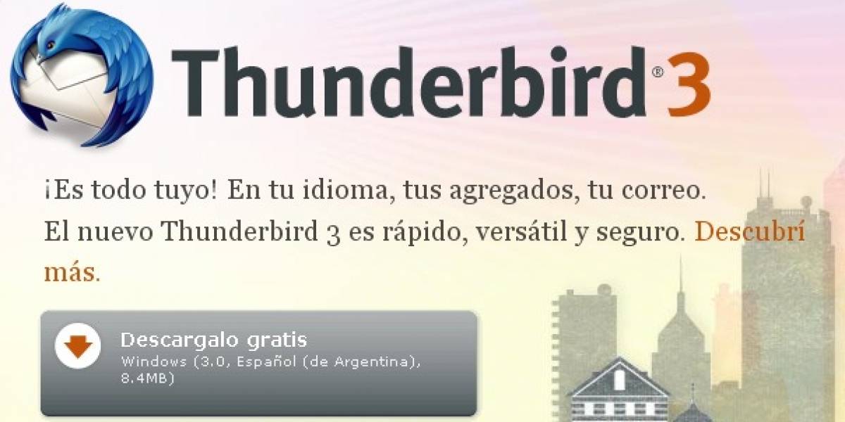 Thunderbird 3.0 disponible para descarga