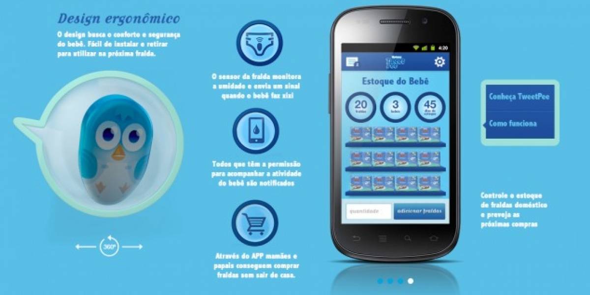 TweetPee, una app para saber cuándo hay que cambiar el pañal