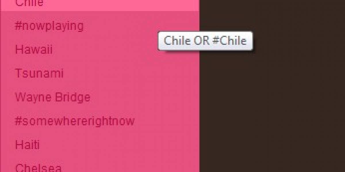 Twitter y el terremoto en Chile