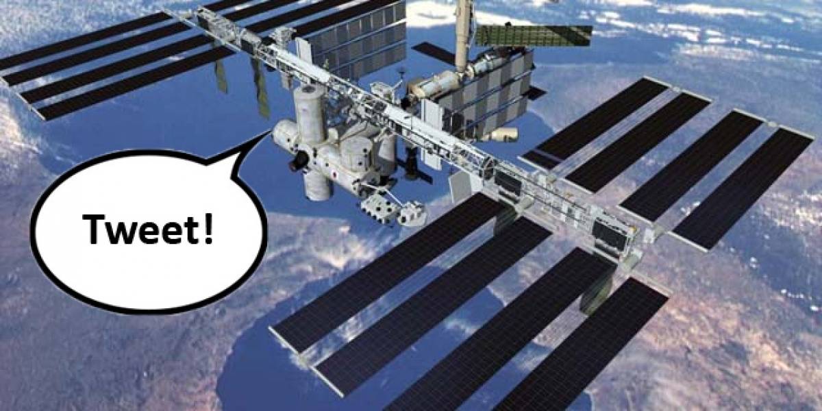 El primer tweet en vivo desde el espacio