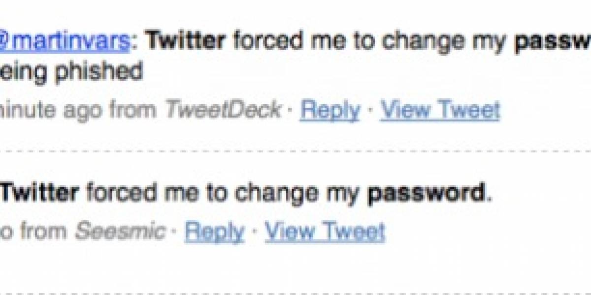 Twitter recomienda cambiar algunas contraseñas afectadas por phishing