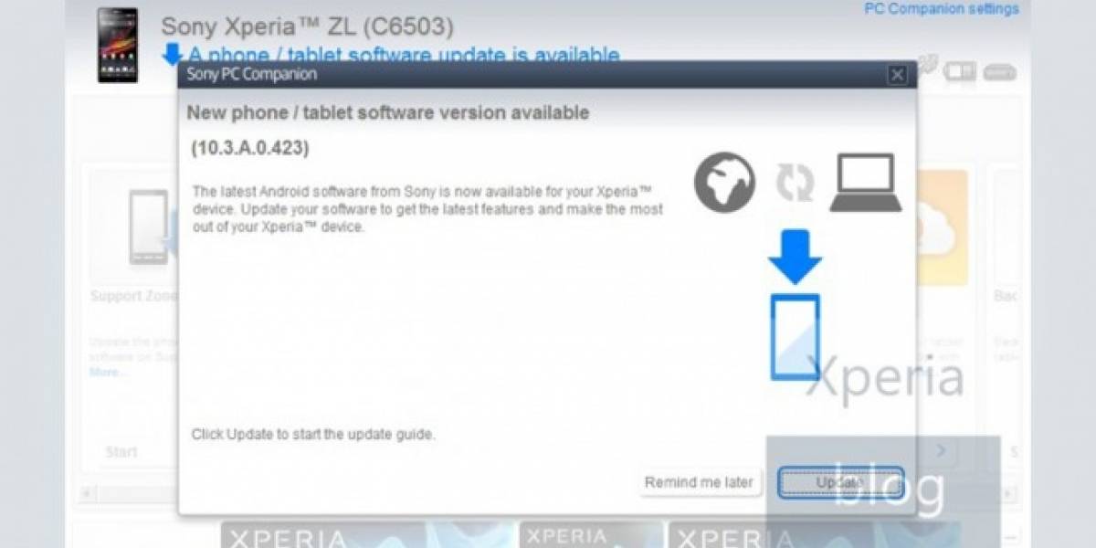 Sony comienza a actualizar los Xperia ZL a Android 4.2.2