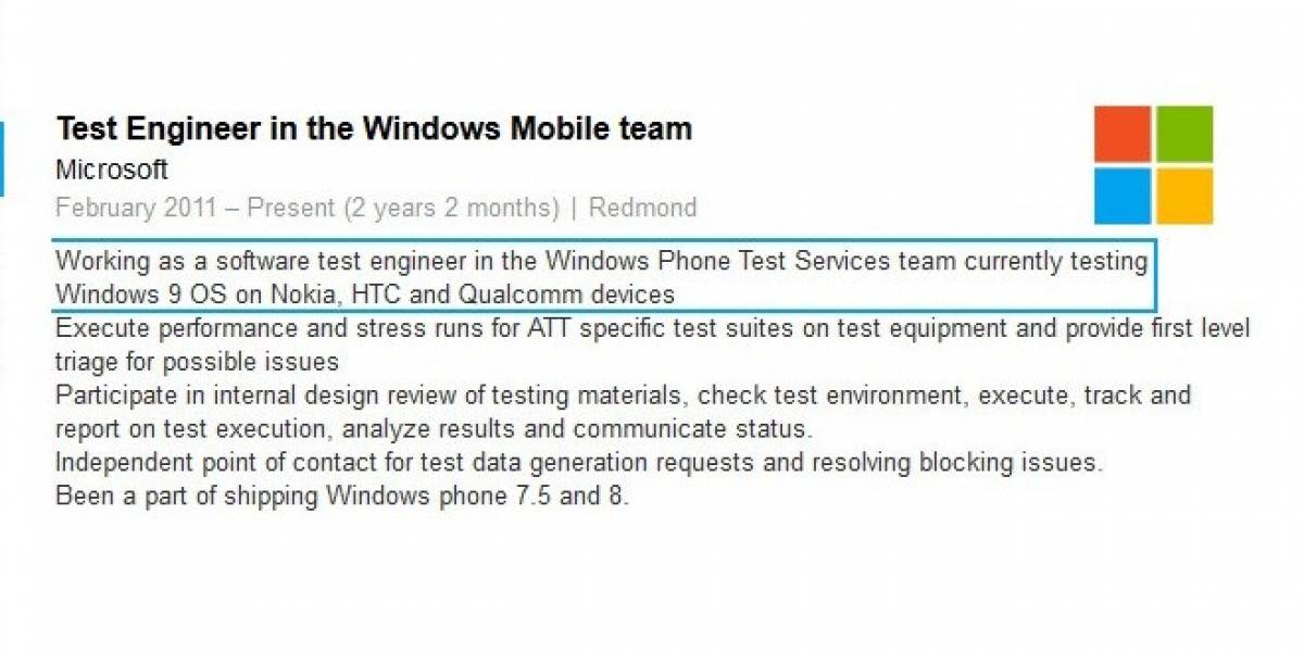 Microsoft ya busca ingenieros para trabajar en Windows Phone 9