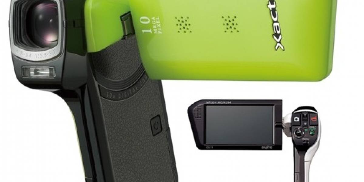 Sanyo Xacti DMX-CG11: Cámara de video con grabación a 720p y soporte Eye-Fi