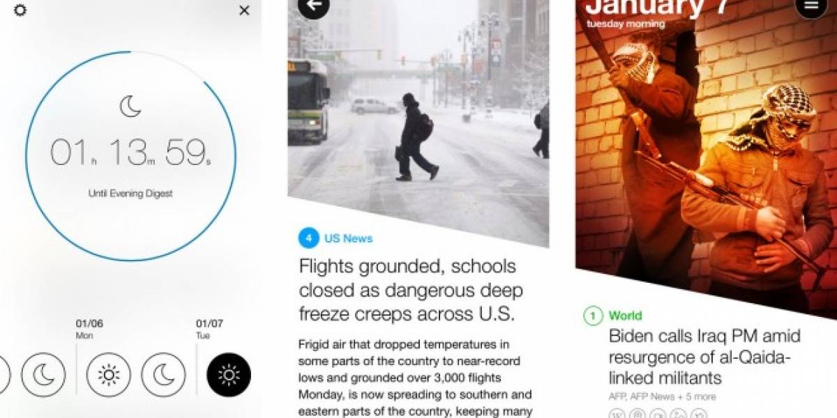 Yahoo! lanza News Digest, su propia app de noticias basada en Summly #CES2014