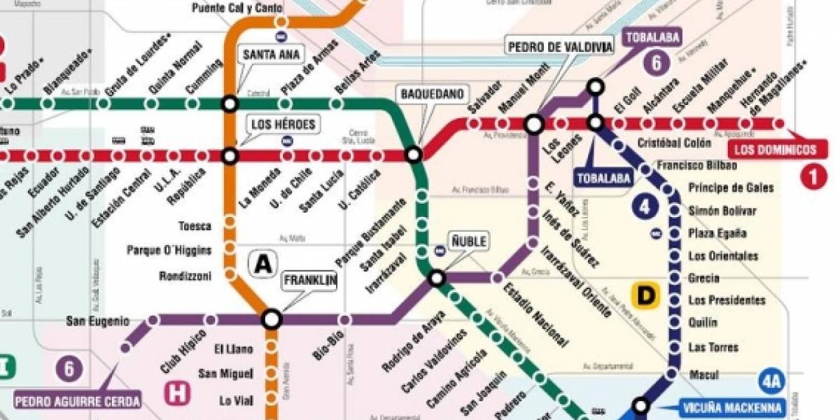 Chile: Santiago contará con una nueva línea de Metro