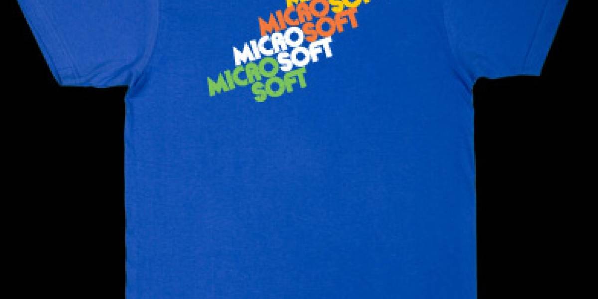 Microsoft lanza poleras para geeks ochenteros