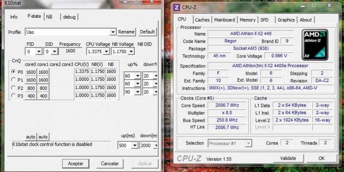 ¿Cómo consumir menos energía con Phenom II y Athlon II?