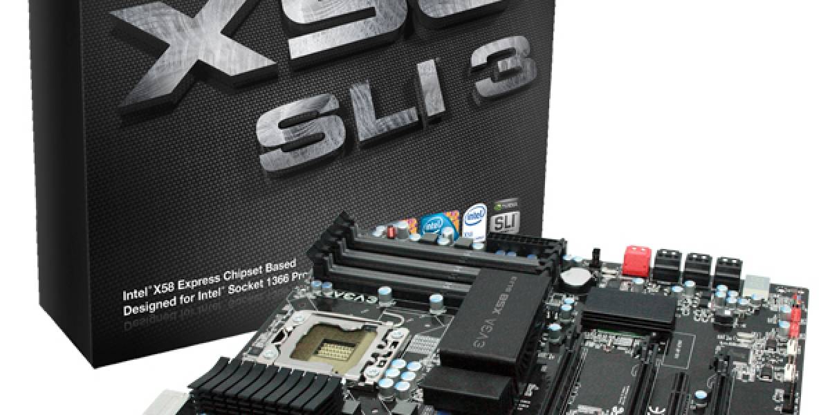 EVGA lanza X58 SLI3 a precio aterrizado