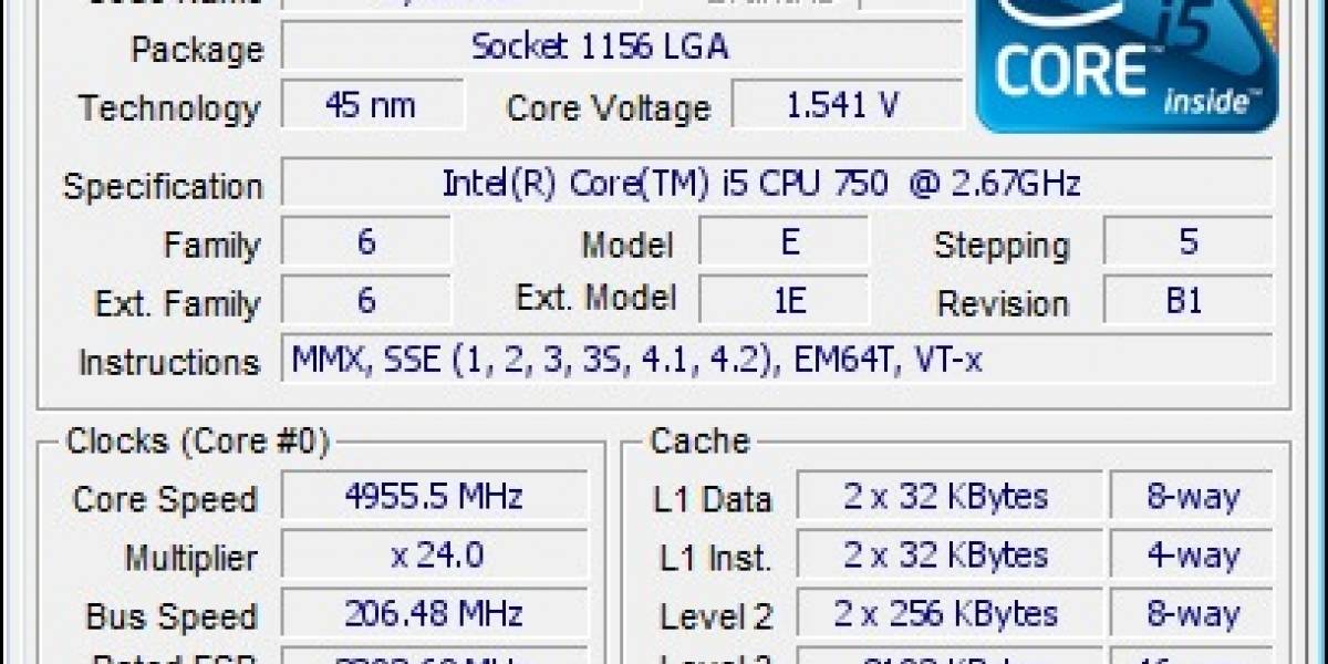 Unknown Team logra récord mundial aire con Intel Core i5 750