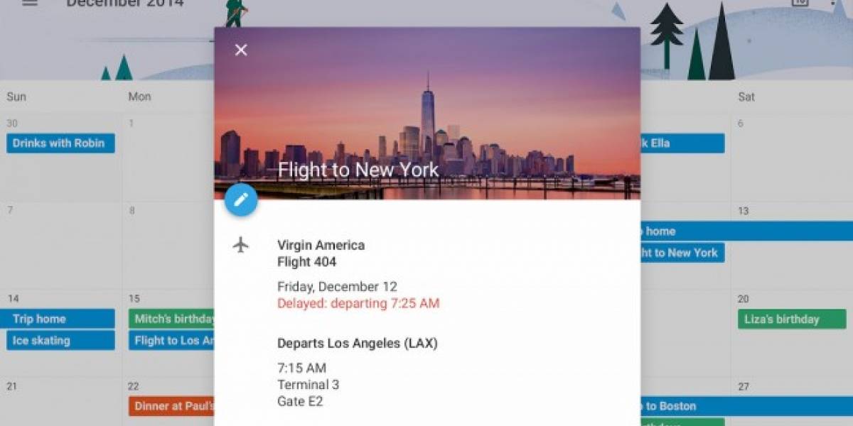 Ya está la actualización a Lollipop del Calendario de Google
