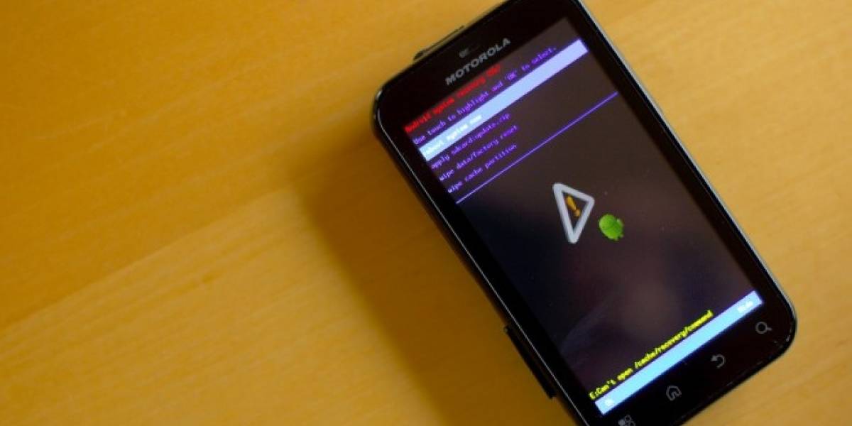Android no logra eliminar los datos tras un restablecimiento de fábrica