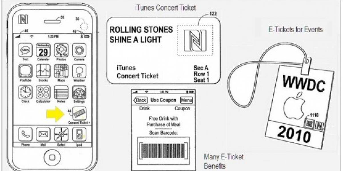 Apple patenta interacción de sus aparatos con NFC