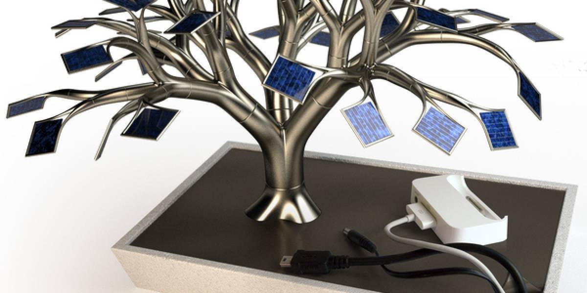 PhotonSynthese, el "bonsái solar" que carga tus gadgets