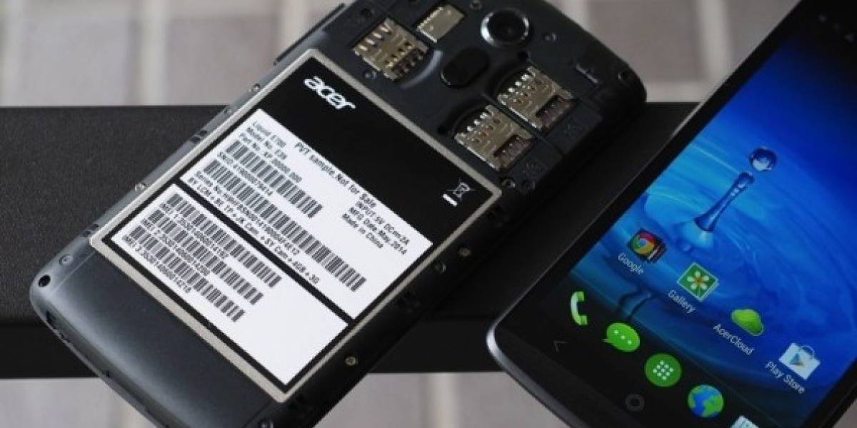 Acer estrena nuevo smartphone con tres ranuras para tarjetas SIM