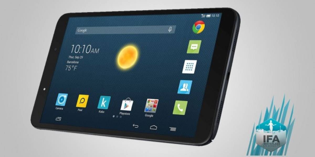 Alcatel presenta su nueva tablet OneTouch Hero 8 #IFA2014
