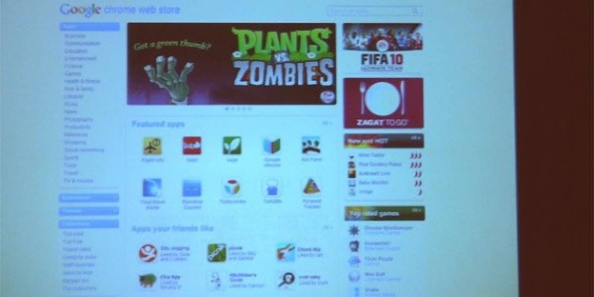 Chrome Web Store llegaría en octubre y tiene un parecido a la App Store
